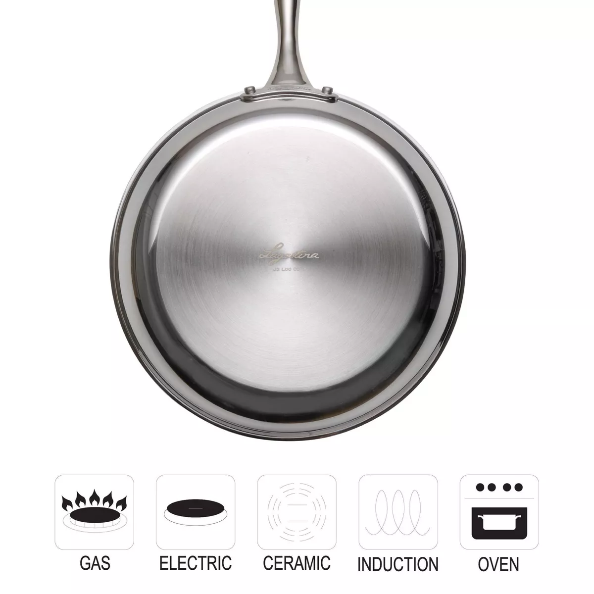 Lagostina Copper Elegance 4qt Everyday Pan with Lid