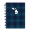 Plaid Journal 7.25" x 9.25" Multicolored - Michigan