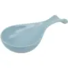 Home Basics Ceramic Spoon Rest, Turquoise