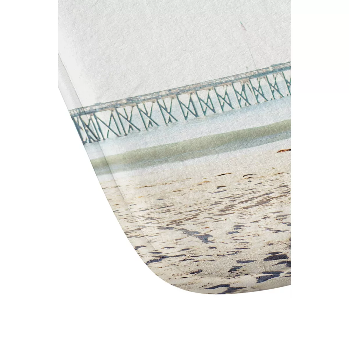 Bree Madden Ventura Beach Memory Foam Bath Mat Blue - Deny Designs