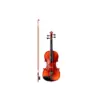 Monoprice 4/4 Flamed Maple Violin with Music Stand, Violin Stand, Case, Bow, and Rosin - Stage Right Sonata