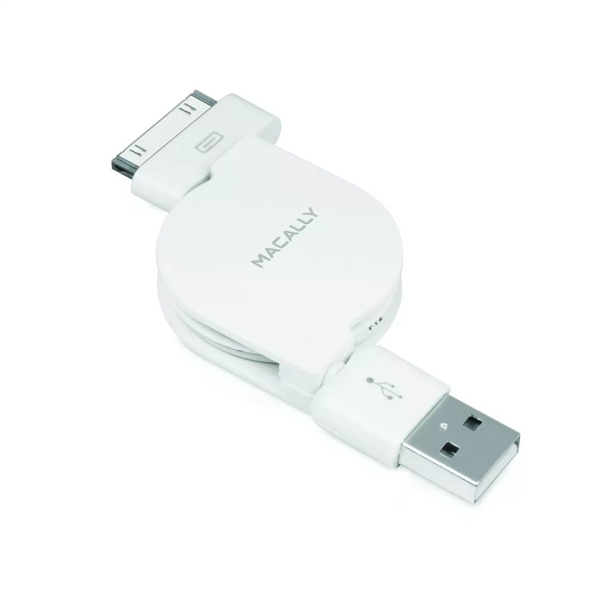 Macally Retractable 30 Pin Sync and Charge Tangle-Free Cable