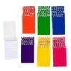 Blue Panda 24 Pack Mini Small Spiral Notepads Notebooks Lined Paper Pocket Size for Kids Party Favors 6 Color 2.25x3.5" 20 Sheets Per Book