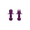 Bumkins Silicone Chewtensils - Purple