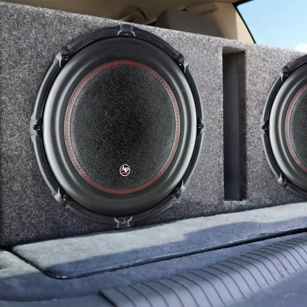 AudioPipe TXX-BDC4-15D 15 Inch 2,800 Watt High Performance Powerful Dual 2 Ohm DVC Vehicle Car Audio Subwoofer Speaker System, Black