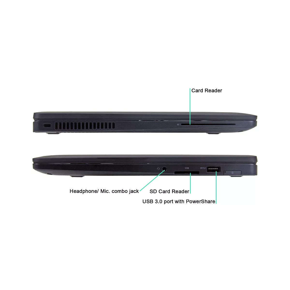 Dell Latitude E7470 Laptop,Core i5-6300U 2.4GHz 6th Gen Processor, 8GB Memory, 256GB SSD, Win 10 Pro(64-bit) Manufacturer Refurbished