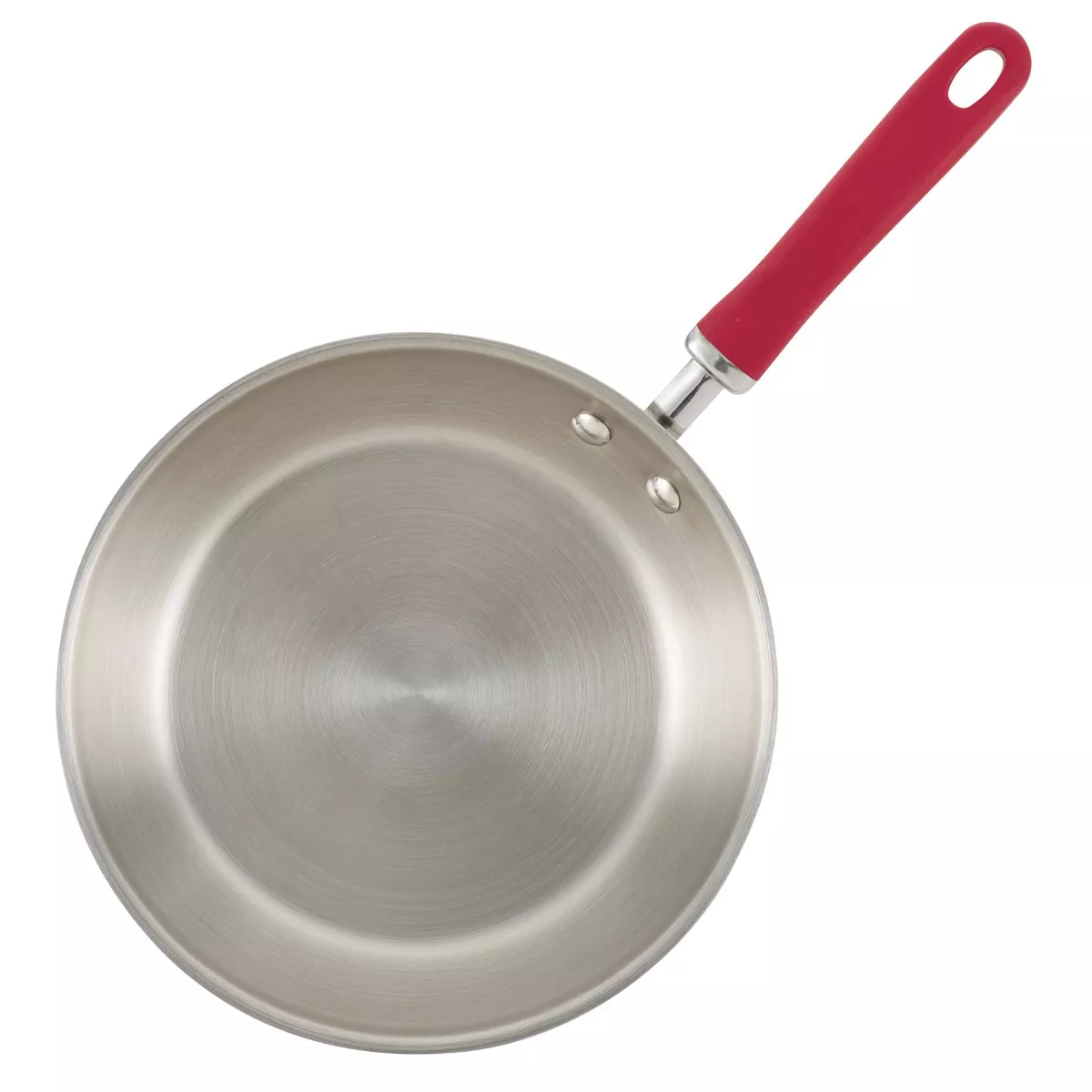 Rachael Ray 10pc Create Delicious Stainless Steel Cookware Set Red Handles