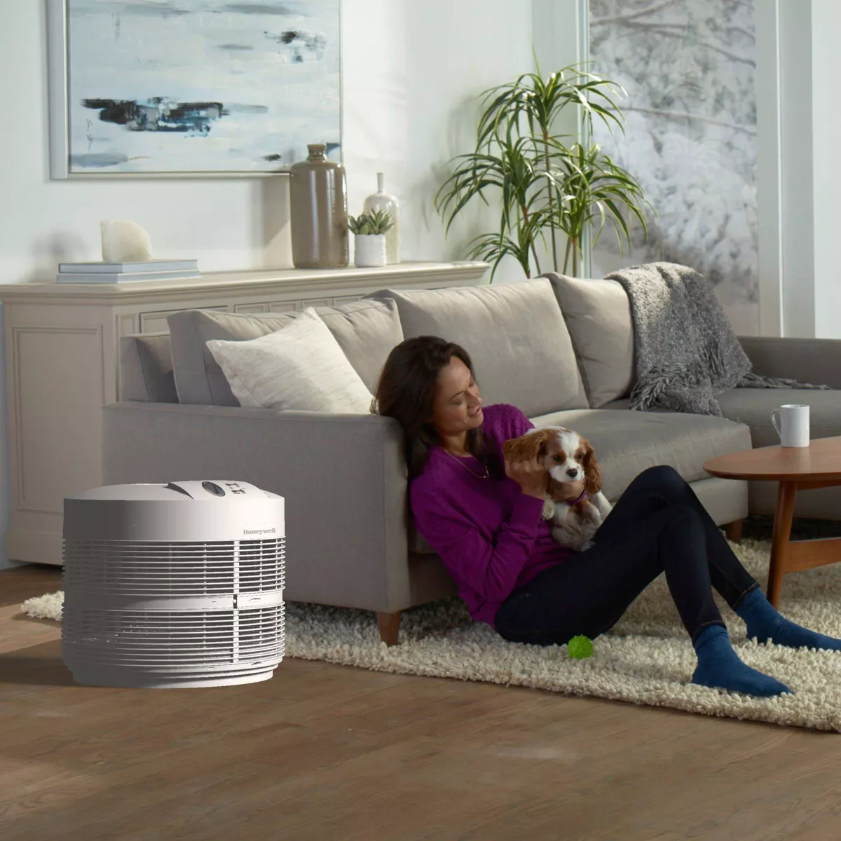 Honeywell True HEPA Allergen Remover Air Purifier 50250 White