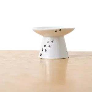 Necoichi Raised Cat Food Bowl - Extra Wide