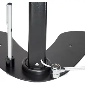 CTA Digital Dual Security Kiosk Stand Ipad And Ipad Air Black - 9.7