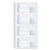 TOPS Spiralbound Message Book 2 3/4 x 5 Two-Part Carbonless 200/Book 4002