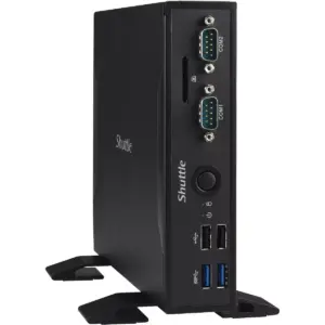 Shuttle XPC DS77U Nettop Computer - Celeron 3865U - Slim PC - Black - Intel HD Graphics 610 - Wireless LAN