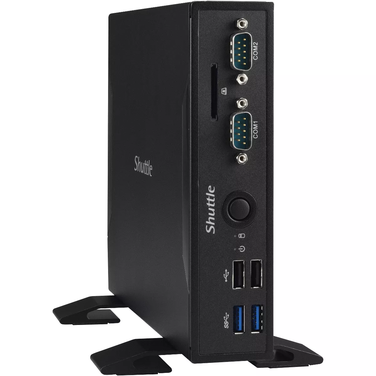 Shuttle XPC DS77U Nettop Computer - Celeron 3865U - Slim PC - Black - Intel HD Graphics 610 - Wireless LAN