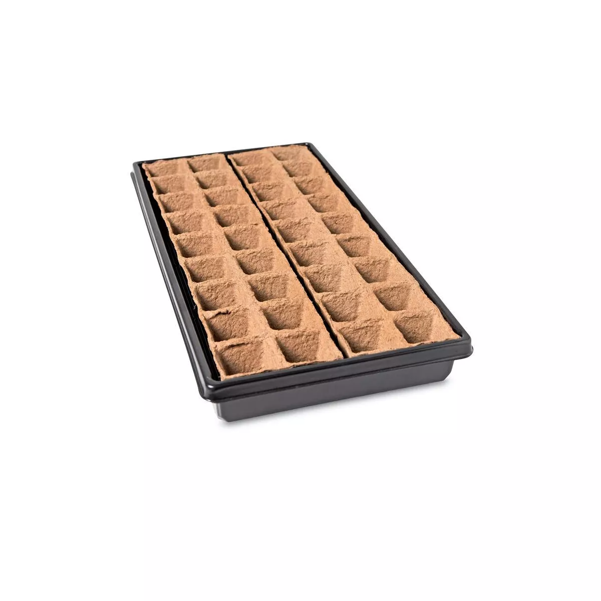 2” Square Biodegradable Pots and Tray Set - Gardener's Supply Company