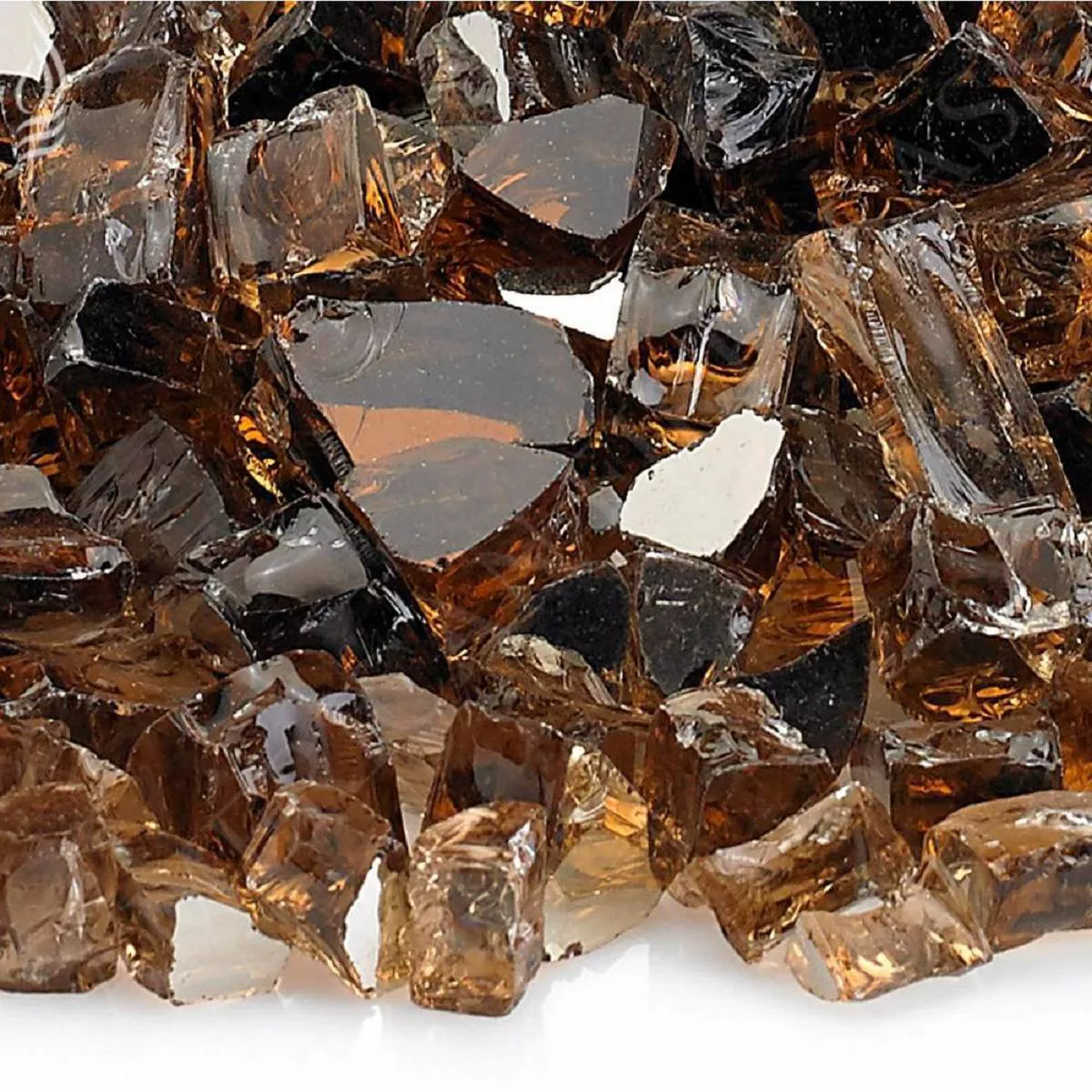Reflective Fire Pit Fire Glass - Golden Bronze - AZ Patio Heaters