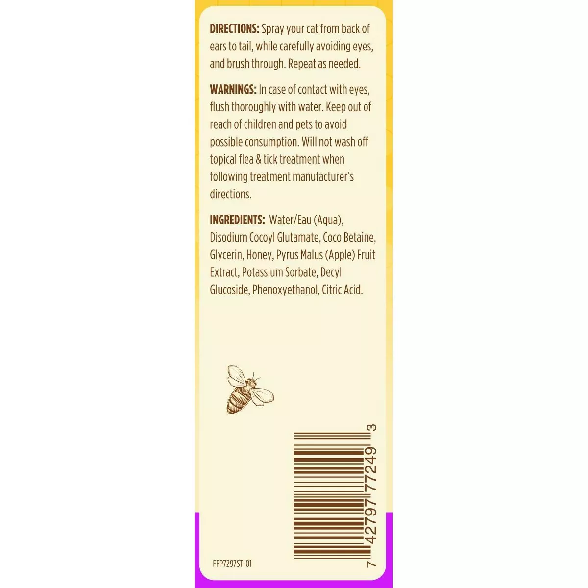 Burt's Bees Water-less Cat Shampoo - 10oz