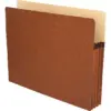 Business Source File Pocket 3-1/2" Exp. Letter 25/BX Redrope 65791