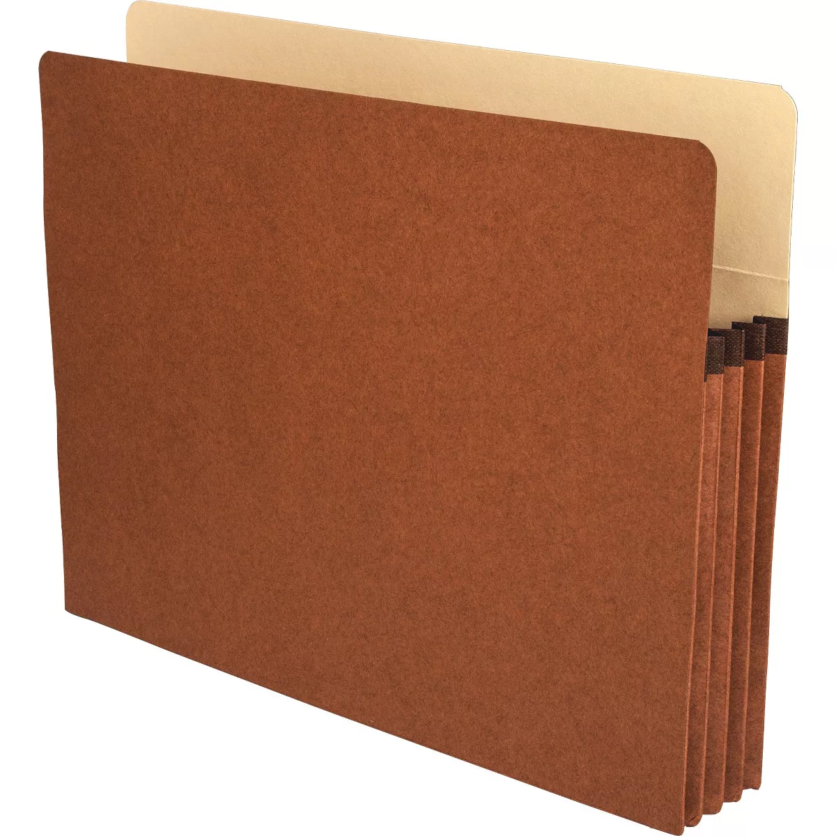 Business Source File Pocket 3-1/2" Exp. Letter 25/BX Redrope 65791