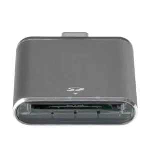 Monoprice USB Type-C to SD 4.0 Card Reader - Silver, Supports Both The UHS-I And UHS-II Ultra-High Bus Speeds