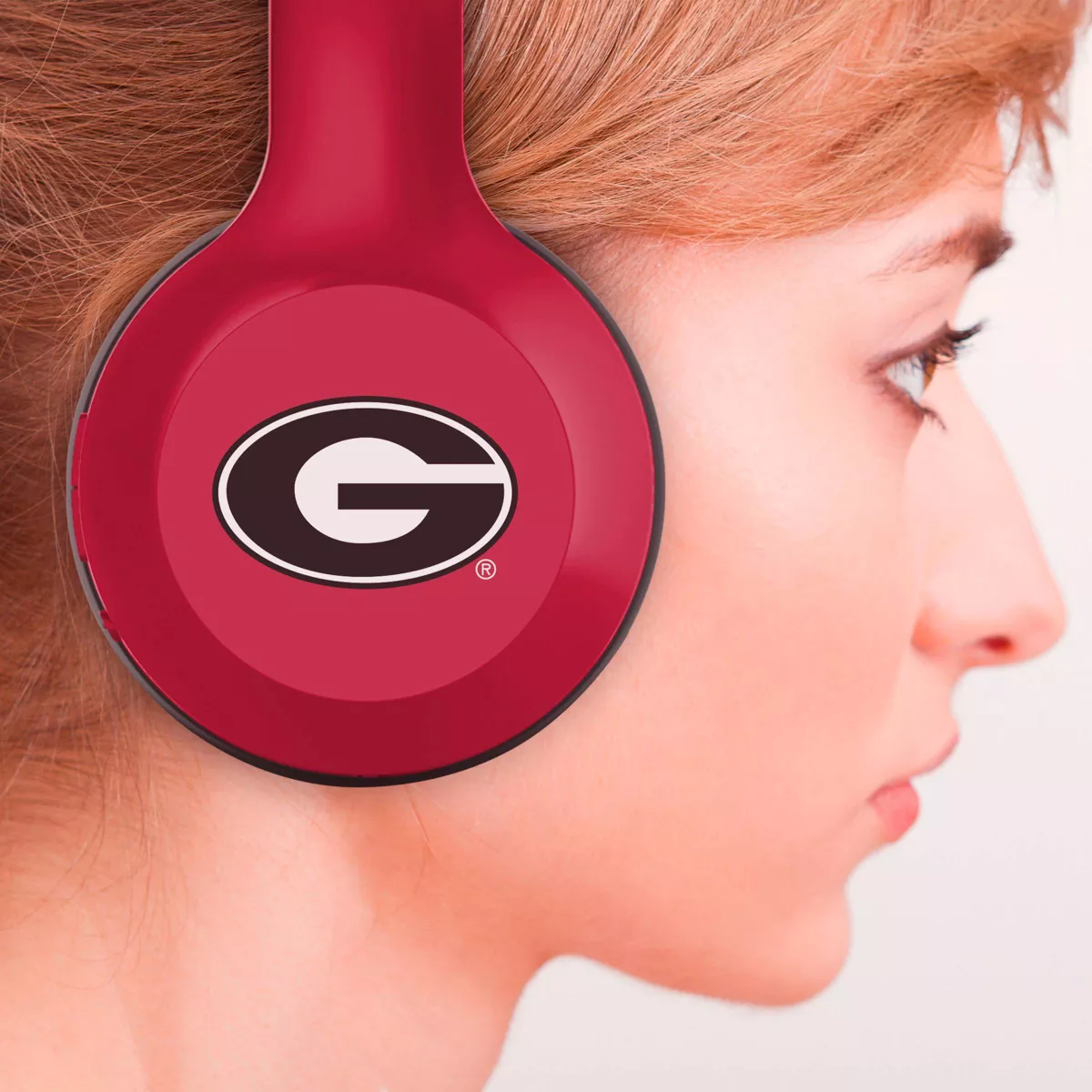 NCAA Georgia Bulldogs Wireless Bluetooth Over-Ear Headphones