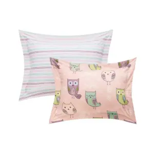6pc Twin Horned Bed In A Bag Comforter Set Pink - Chic Home Design