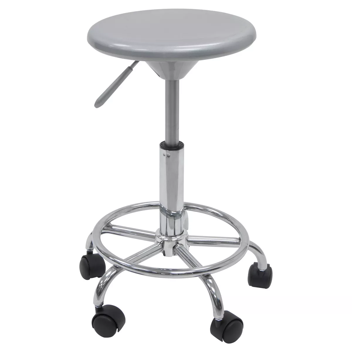 Studio Adjustable Barstool Silver/Chrome - studio designs