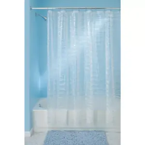 Ripplz Soft Touch EVA Shower Curtain Clear - iDESIGN