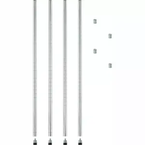 Alera Stackable Posts For Wire Shelving, 36