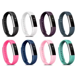 Wristband Band For Fitbit Alta/Alta HR, Hot Pink Size L Large by Zodaca