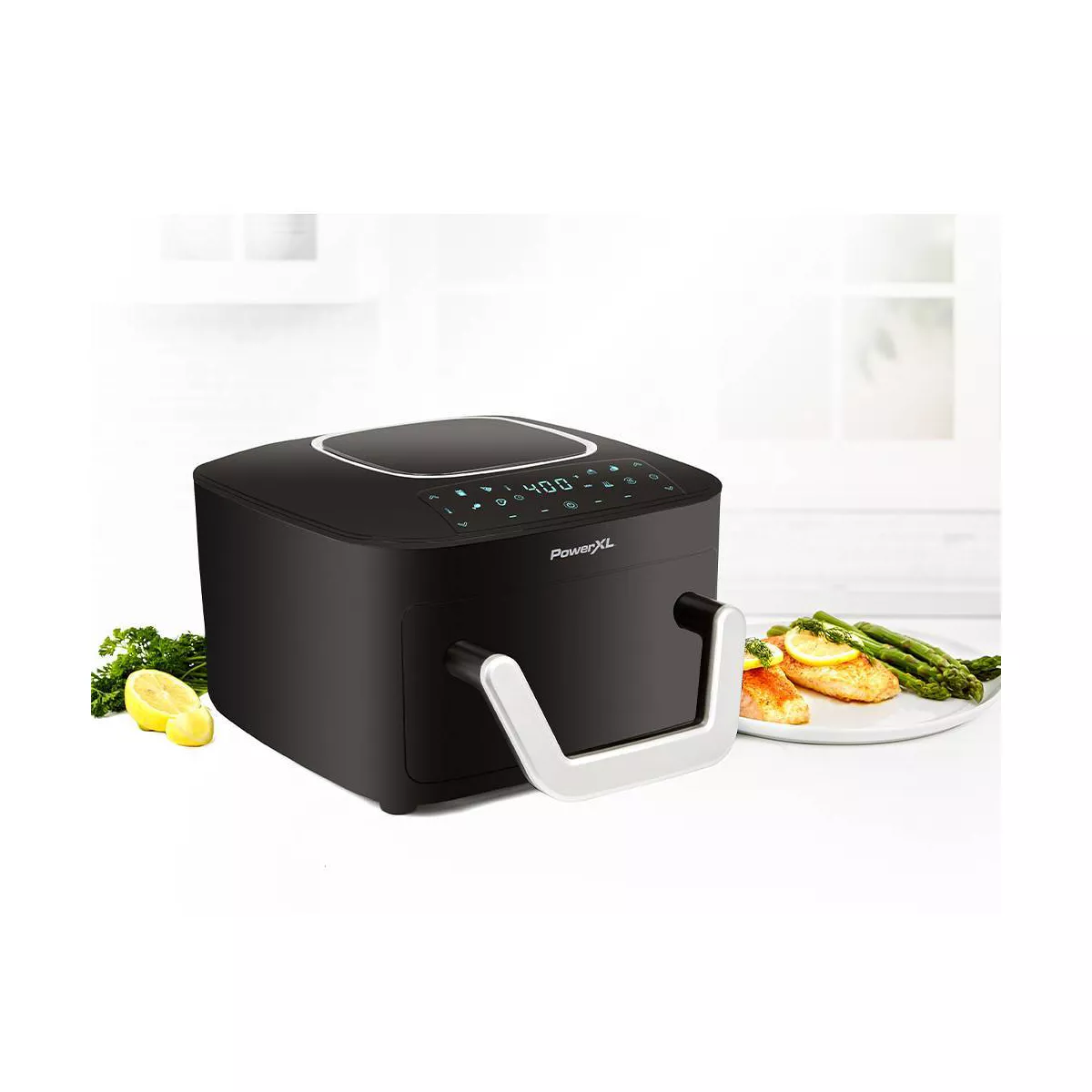 PowerXL 5qt Slimline Air Fryer - Black