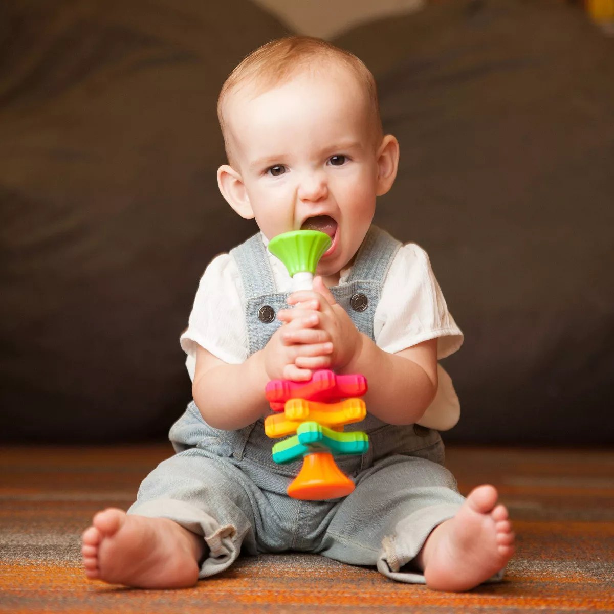 Fat Brain Toys Baby Toddler and Learning Toy MiniSpinny