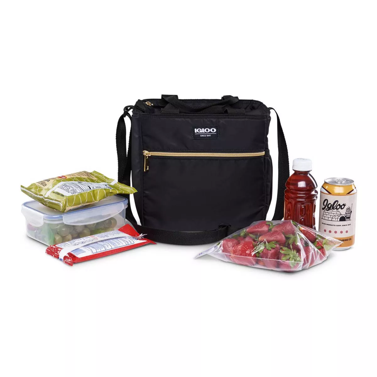 Igloo Sport Luxe Mini City Lunch Sack - Black/Gold