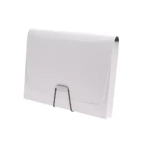 Staples Plastic 7 Pocket Reinforced Expanding Folder Letter Size White TR52024/52024