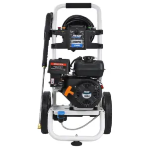 Pulsar W31H19 3,100 PSI Gas Powered Pressure Washer with Ergonomic Spray Gun, EZ Start Pump Valve, and Onboard Detergent Tank, Black