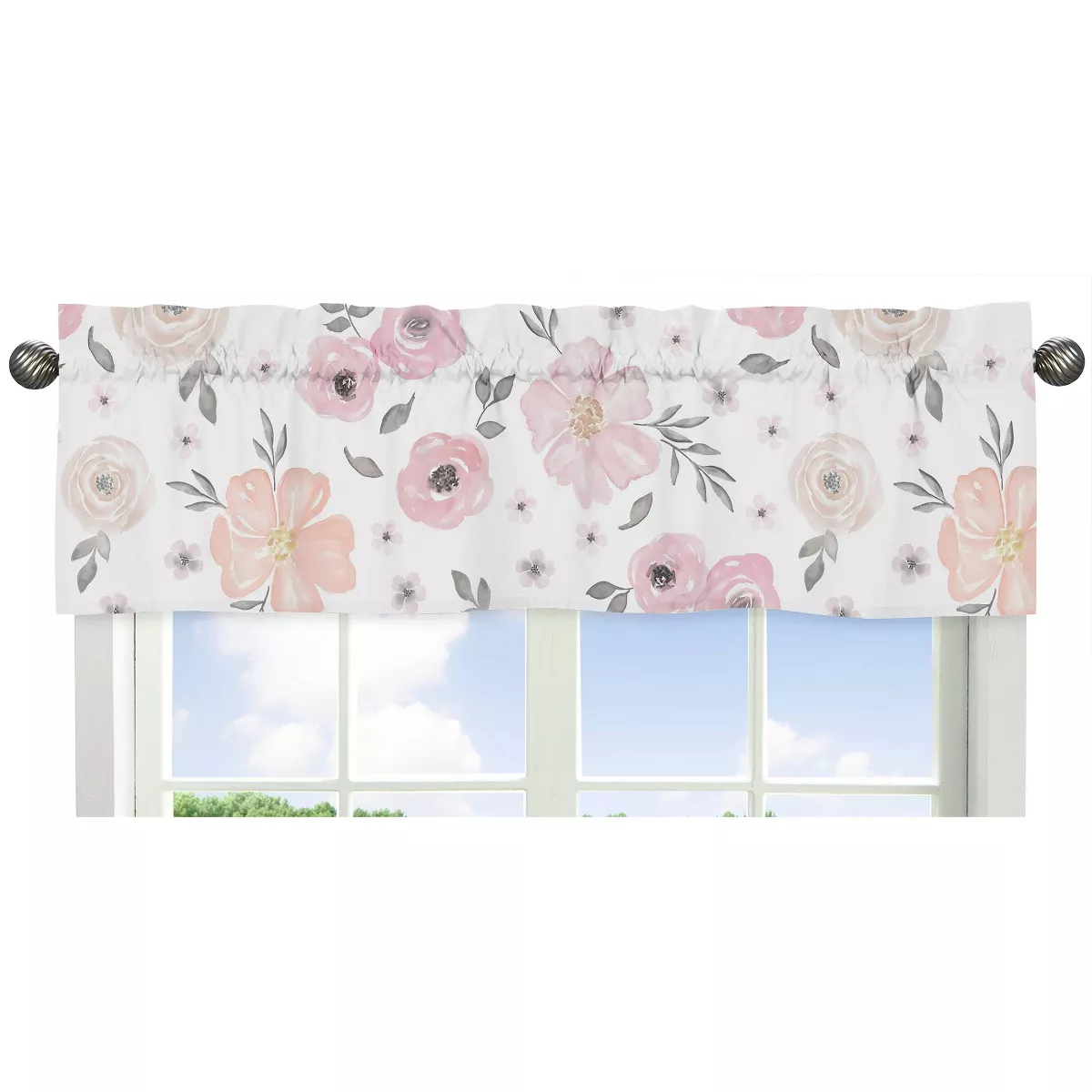 4pc Watercolor Floral Twin Bedding - Sweet Jojo Designs
