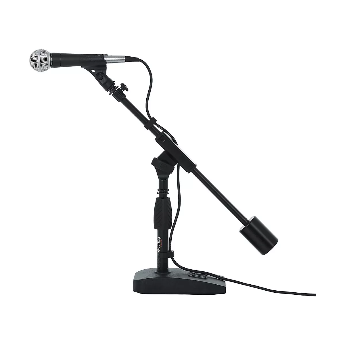 Gator GFW-MIC-0822 Telescoping Boom Mic Stand Desktop & Bass Drum