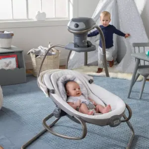Boppy Noggin Nest Head Support - Gray Elephants Plaid