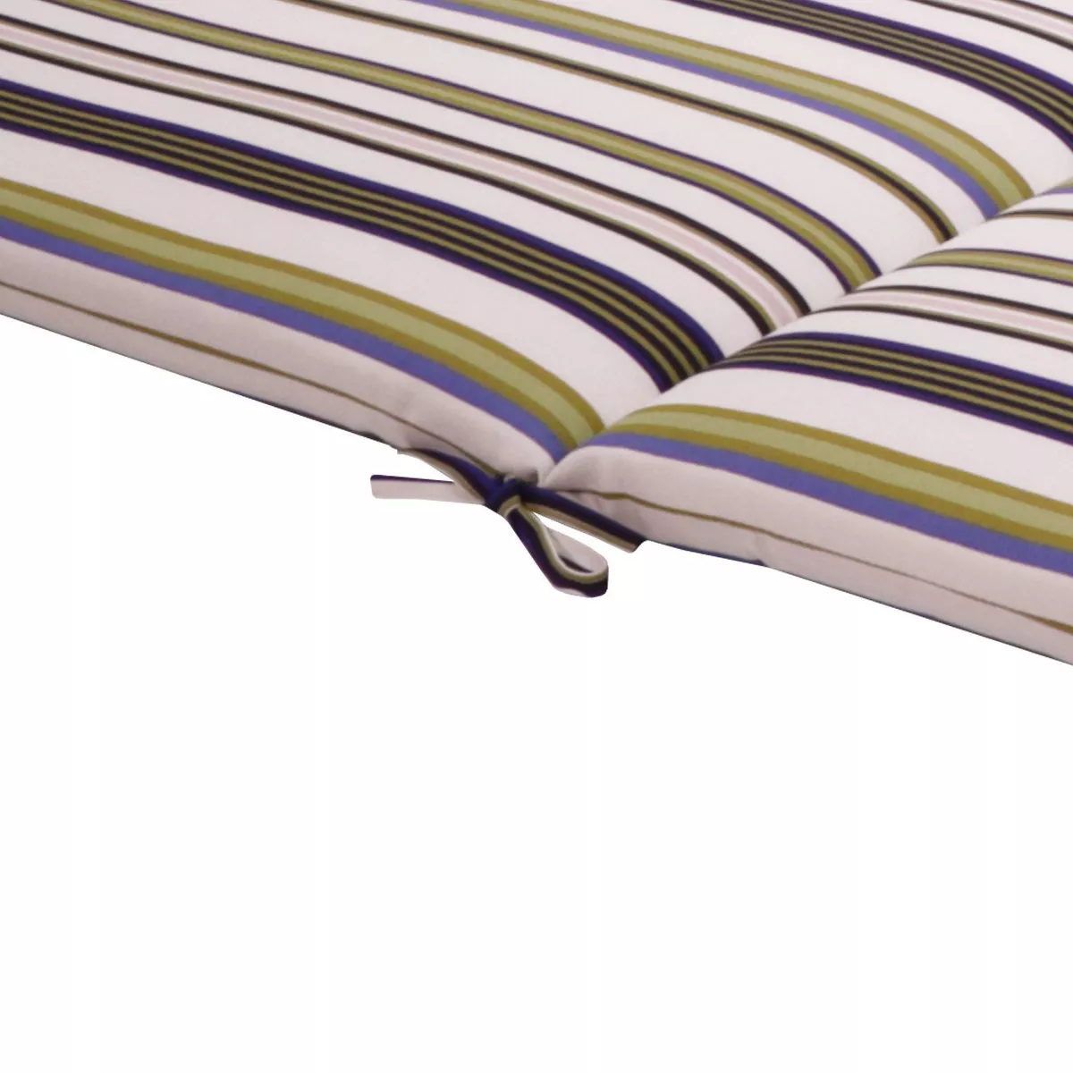 Outdoor Chaise Cushion DuraSeason Fabric™ Green Stripe - Threshold™