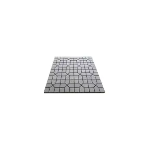 Gardenised Decorative Pavement Mold Cement Form Stamp Walkway Maker Patio Stepping Stone Pavers Reusable Pathway Mould, 2 Pack
