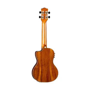 Luna Guitars Vista Wolf Tropical Wood Concert Acoustic-Electric Ukulele Gloss Natural