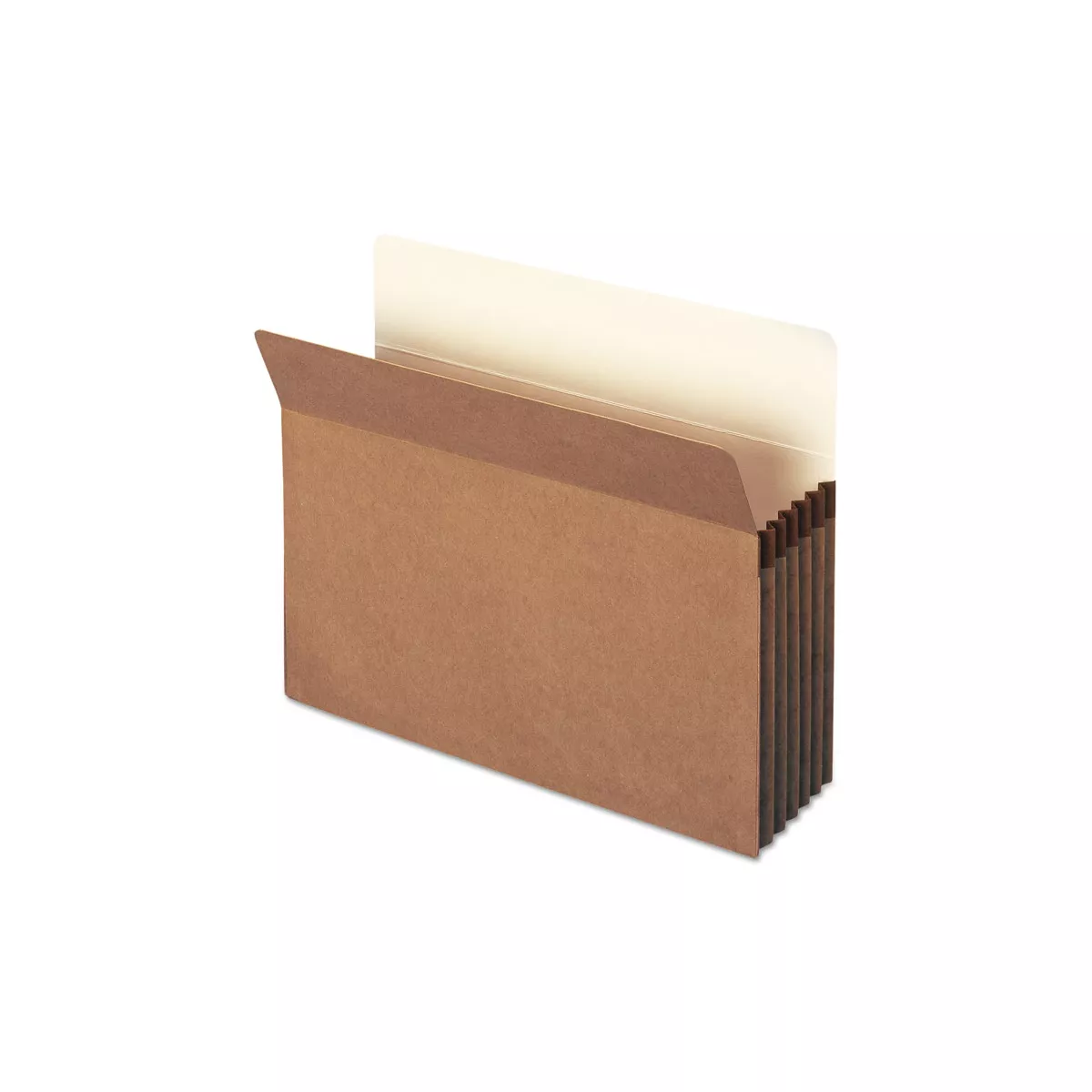 Smead 100% Recycled Pocket 5 1/4 Inch Exp Letter Redrope 10/Box 73206