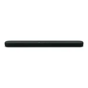 Yamaha SR-B20ABL Sound Bar with Dual Built-In Subwoofers with 8K-10K 48Gbps HDMI Cable - 2.46 ft. (.75m)