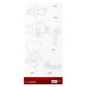 Color-Your-Own Corrugate Holiday Characters Kit - Wondershop™