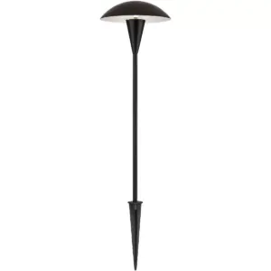 John Timberland Mushroom Black 8-Piece LED Path and Flood Light Set