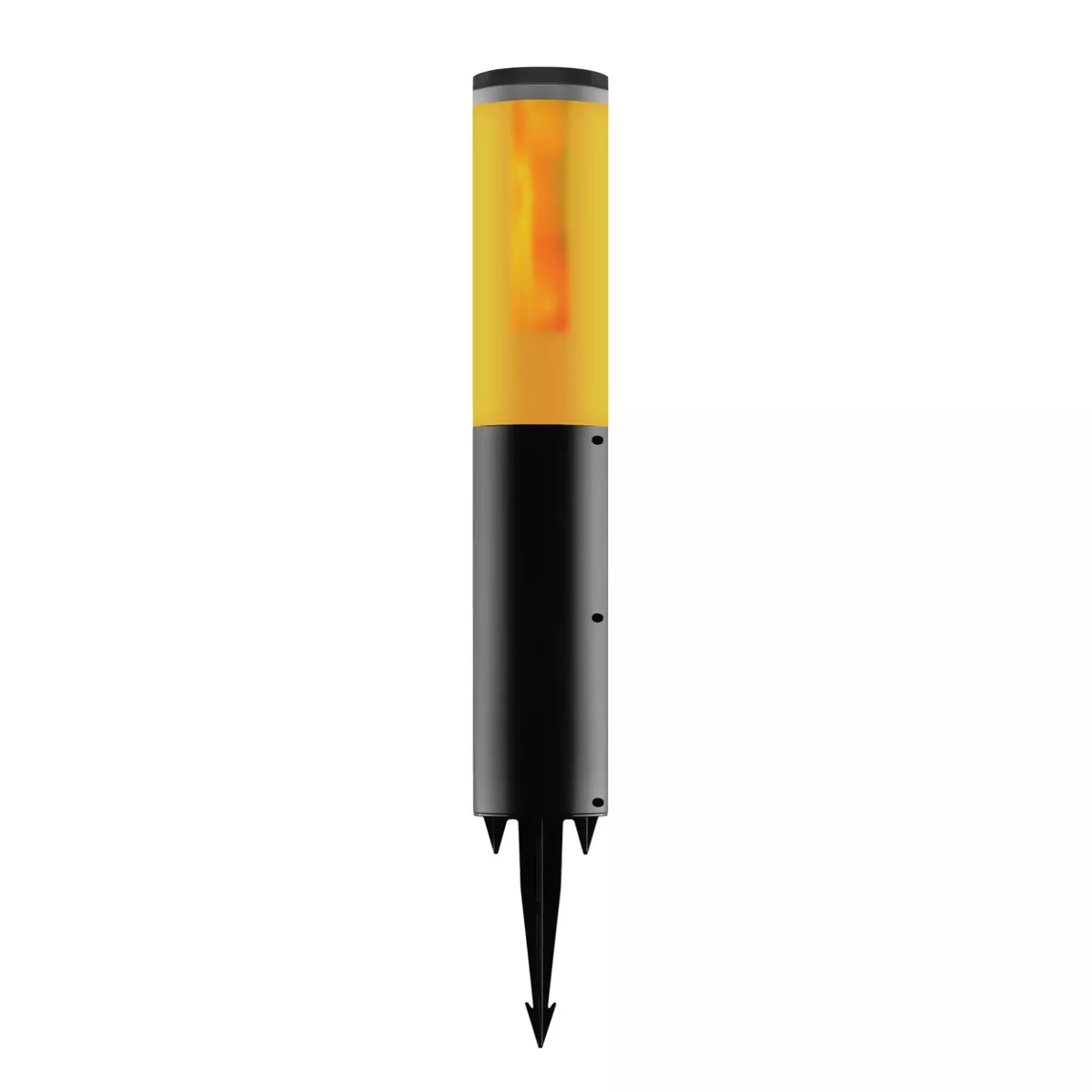Outdoor LED Flame/Still Garden Light Yellow - Techko Maid