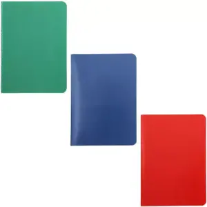 Paper Junkie 6-Pack Mini Stone Paper Lined Travel Journal Notebook (4 x 5.5 in, 48 Pages, 3 Colors)