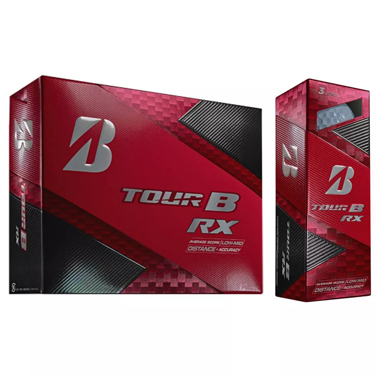 Bridgestone Tour B RX Feel and Distance Golf Balls Low Average Score (2 Dozen)