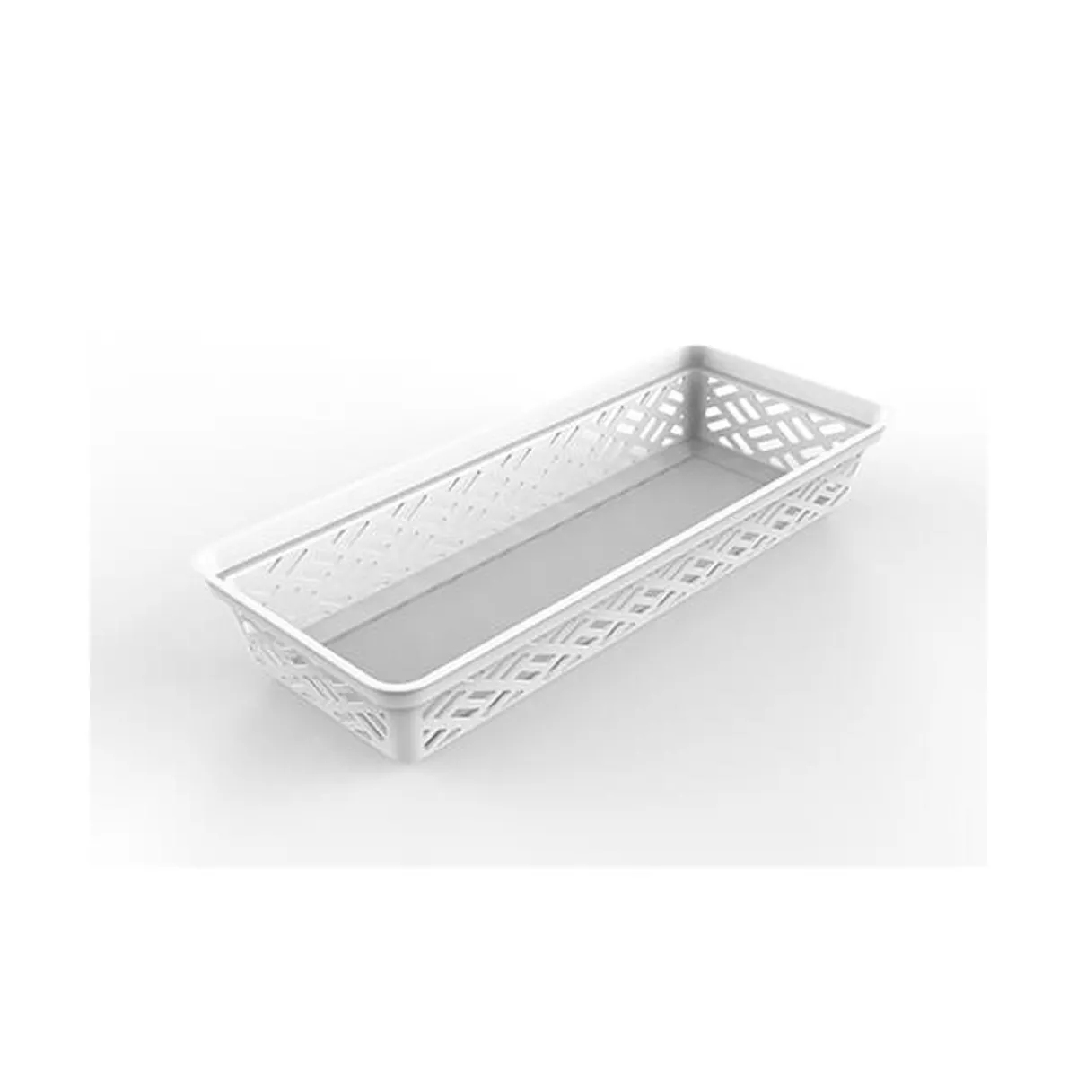 Ezy Storage 32135 Long Brick or Plastic Household Organization Basket, (12 Pack)