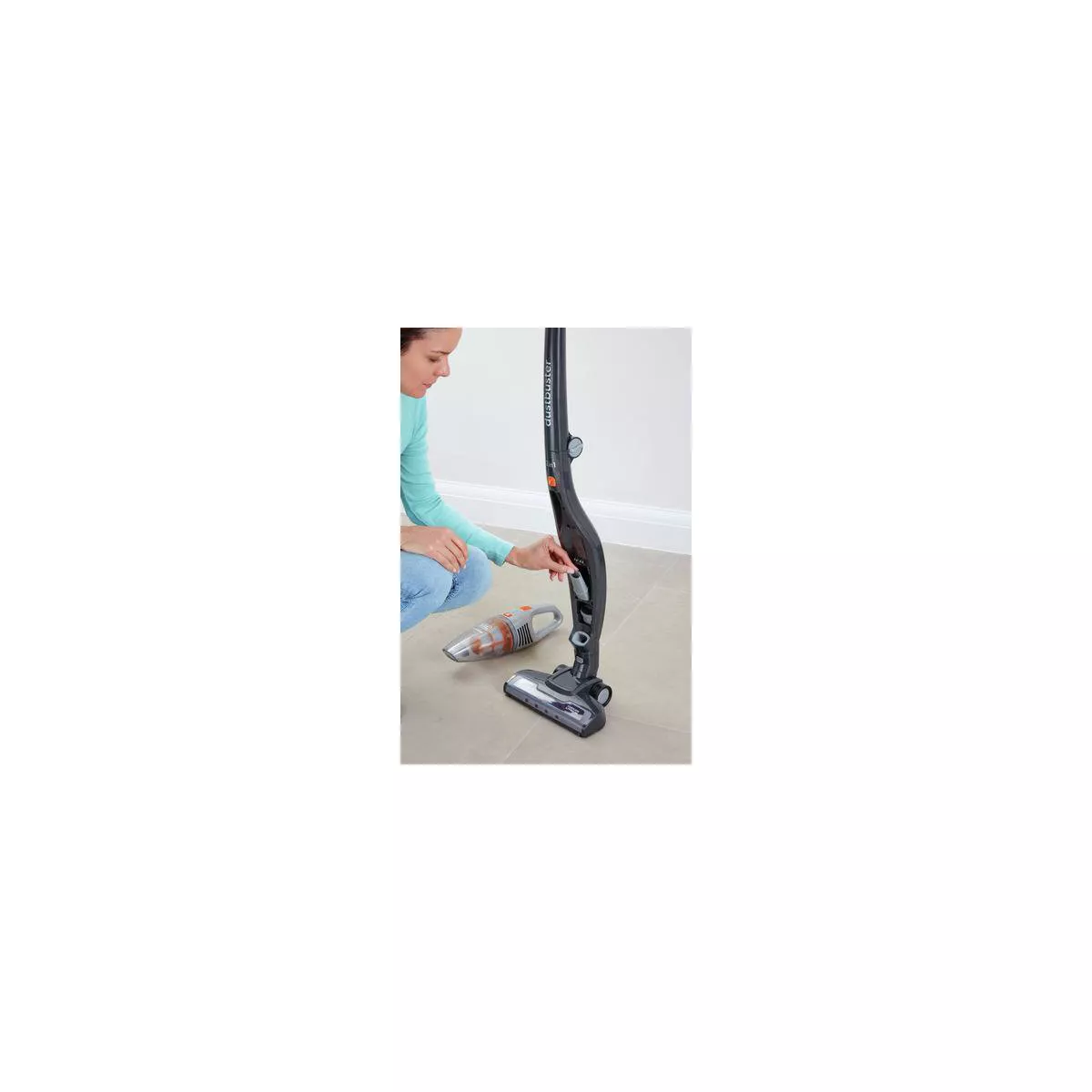 BLACK+DECKER Quick Clean Cordless 2-in-1 Stick Vacuum - Titanium Gray - HSVB420J