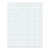 Universal Economy Ruled Writing Pads Quadrille 8 1/2" X 11 3/4" White 50 Sheets 1 dozen 20631